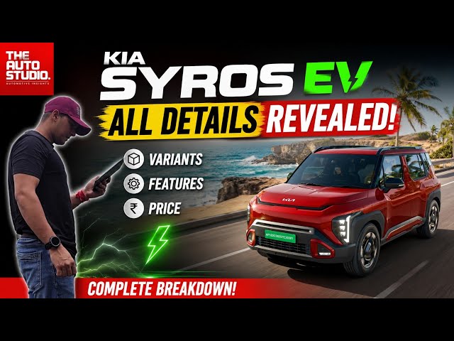Kia Syros EV ALL DETAILS Revealed ⚡ Variants, Features & Price Explained #kiasyrosev