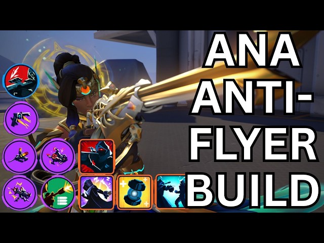 The Ana Build To One-Shot Every Flyer Out Of The Sky In Overwatch Stadium(Guide)
