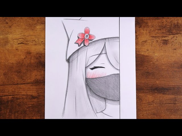 Anime Girl Drawing EASY | Pencil Sketch Tutorial