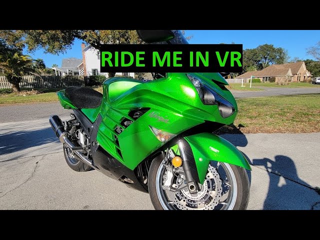 Ride a Ninja ZX-14R in 3D VR