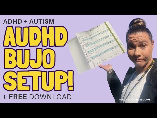 Bullet Journal for ADHD & Autism | My AuDHD Setup That Actually Works