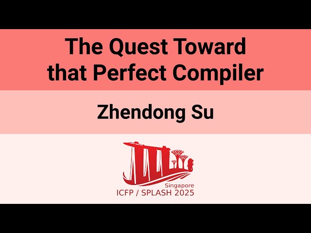 [SPLASH'25] The Quest Toward that Perfect Compiler
