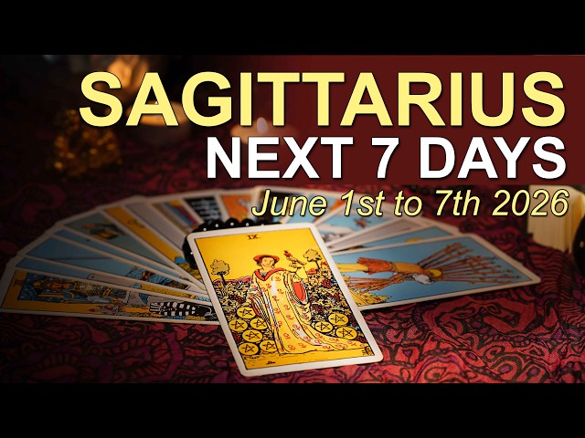SAGITTARIUS Weekly Tarot Reading ‘A PAST CONNECTION BRINGS NEWS!’ June 1st to 7th 2026 ✨