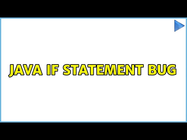 Ubuntu: Java if statement bug