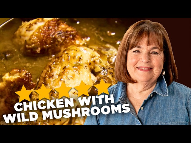 Ina Garten's 5-STAR Chicken with Wild Mushrooms 🍗🍄‍🟫 Barefoot Contessa | Food Network