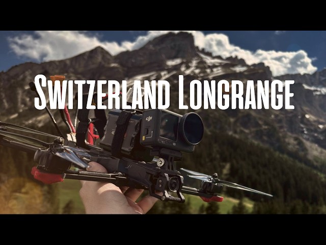 Switzerland Longrange FPV Flight Chimera7 Pro DJI Action 6