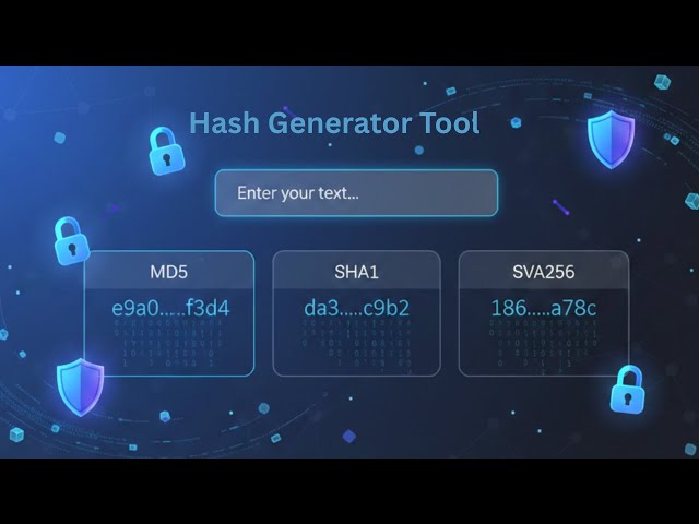Hash Generator Tool Online | Create MD5, SHA1, SHA256 Hash Easily | Tulsi Digital Hub