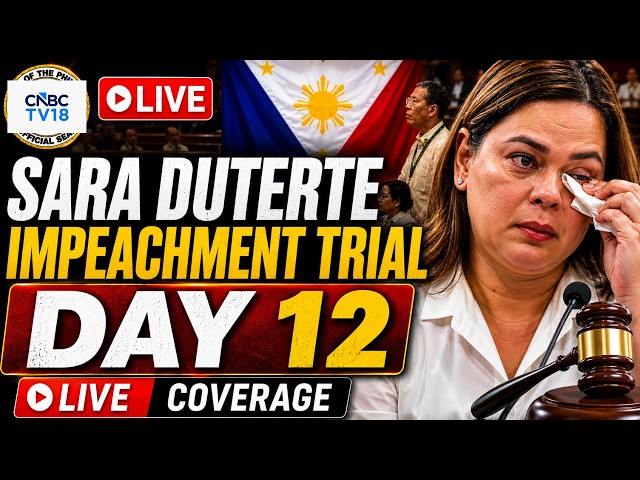 🔴Sara Duterte Impeachment Trial Day 12 LIVE: Shocking VP Sara Records and Witness Testimony | N18G