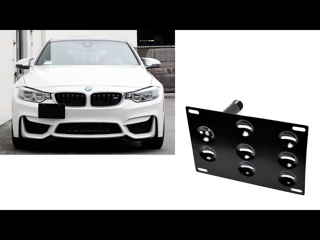 iJDMTOY No Drill Tow Hook License Plate Bracket Installation Guide
