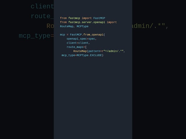 OpenAPI Route Mapping and Customization - Part 6/16