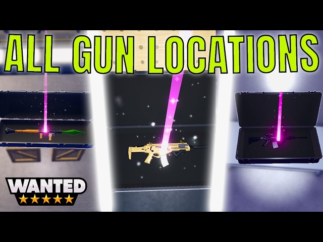 All FREE GUN CRATE Locations in Wanted