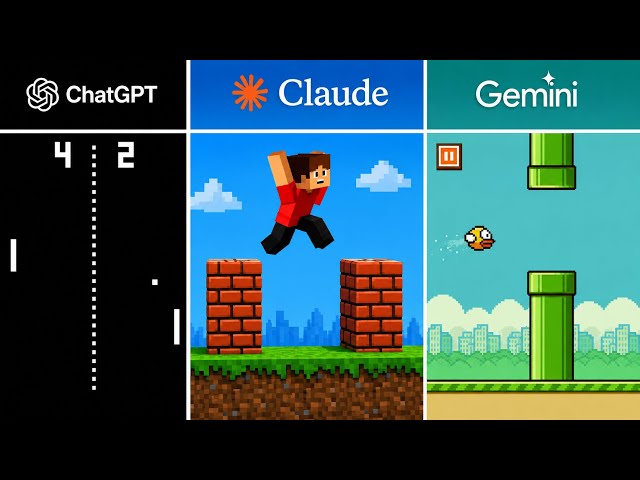 ChatGPT vs Claude vs Gemini: The ULTIMATE Coding Test