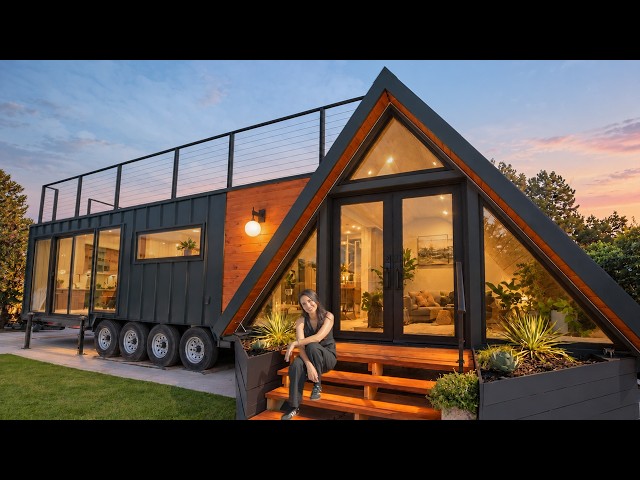 Her Award-Winning Tiny Home Design w/ Single Story Layout