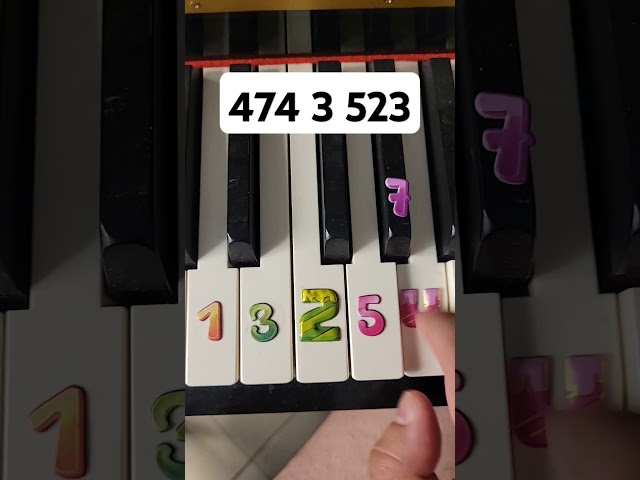 Rat dance - easy piano tutorial #shorts