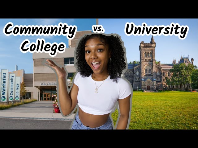 Community College vs. University | What's the difference ? + Tips to transfer!