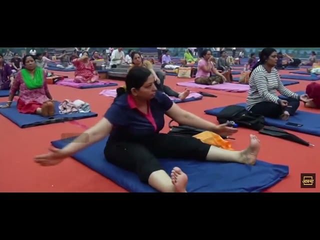 Shri Ram Narad samvad ke sath yoga and Pranayam kijiye! For better health! For piece of mind!