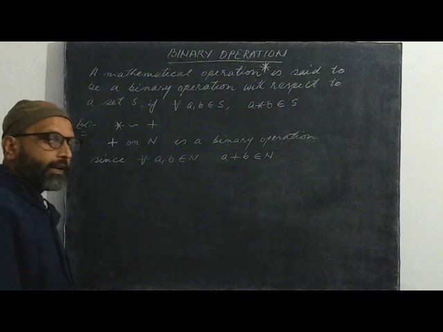 Binary Operations | Fundamental Concept | CBSE Math Class 12