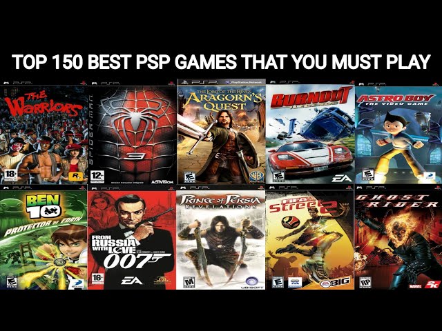 Top 150 Best PSP Games Of All Time You Must A Play | Best PSP Games