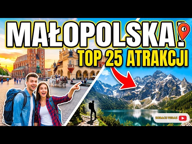 MAŁOPOLSKIE atrakcje turystyczne - co warto zobaczyć? TOP 25 miejsc + MAPA! 📍🗺️
