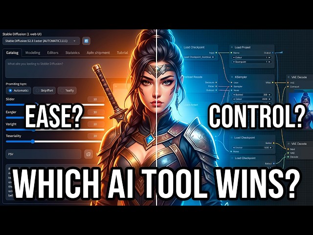 Stable Diffusion AUTOMATIC1111 vs ComfyUI - Which AI Image Tool Is Actually Better?