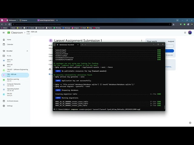 Laravel Setup from Scratch: Composer Installation & Project Setup