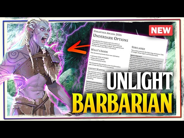 The NEW Unlight Barbarian Sheds a Dim Light...