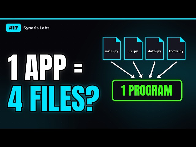 Program ≠ Python File | Synaris Labs — Lesson 17