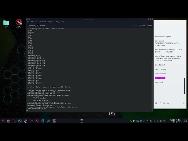 Install Simple Python Version Management on Arch Linux [pyenv]