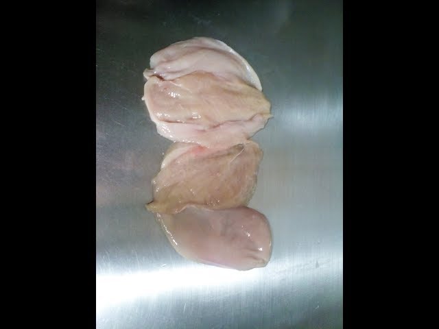 COMO SACAR DOS FILETES DE UNA PECHUGA DE POLLO !
