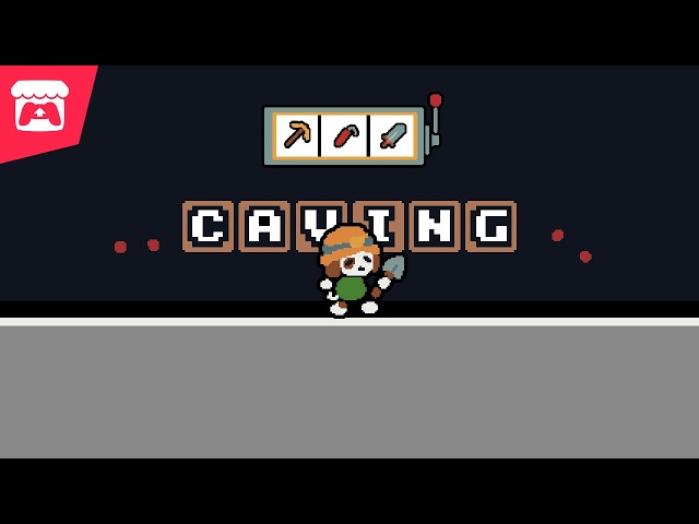 CAVING - A dark roguelike where a slot machine decides your fate!