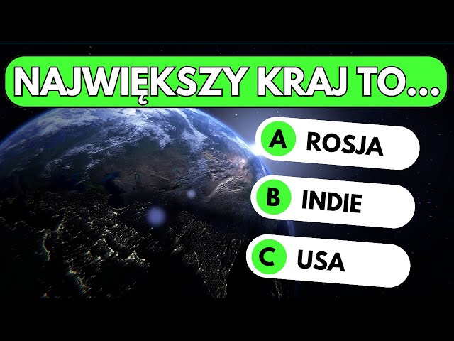 Quiz Wiedzy Ogólnej | Jak dobrą masz wiedzę ogólną?