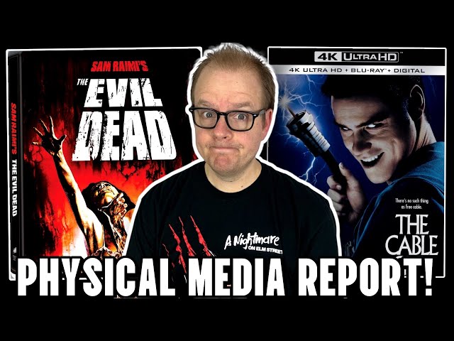 New The Evil DEAD 4K Steelbook And The CABLE Guy On 4K! | The Physical MEDIA Report #314