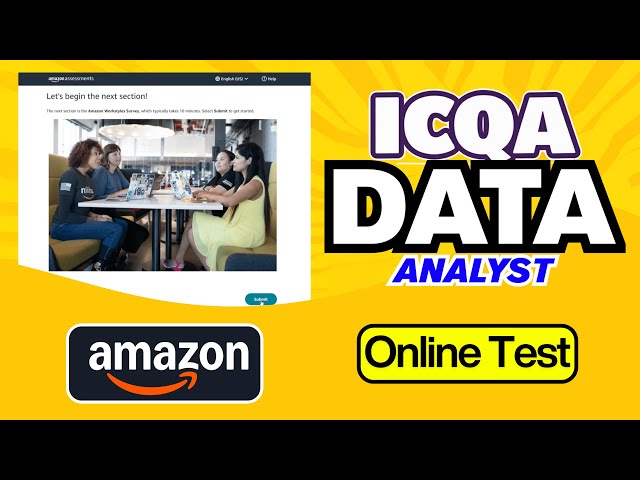 Amazon ICQA Data Analyst Assessment Test Answers | Updated | ICQA Data Analyst Interview Questions