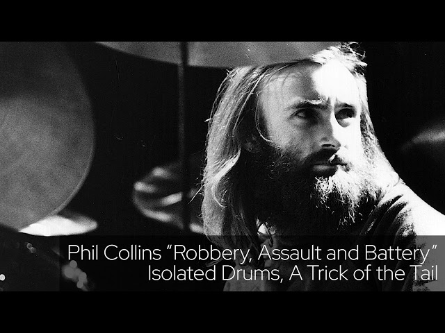 Phil Collins "Robbery, Assault And Battery" (Genesis) Isolated Drums