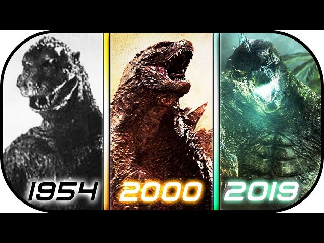 EVOLUTION of GODZILLA in Movies (1954-2019) Godzilla King of the Monsters 2019 Ready Player One 2018