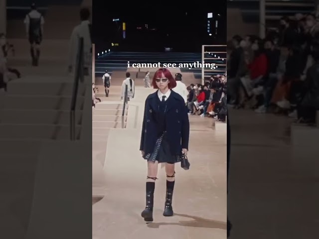 my thoughts while i was walking for the Dior Runway