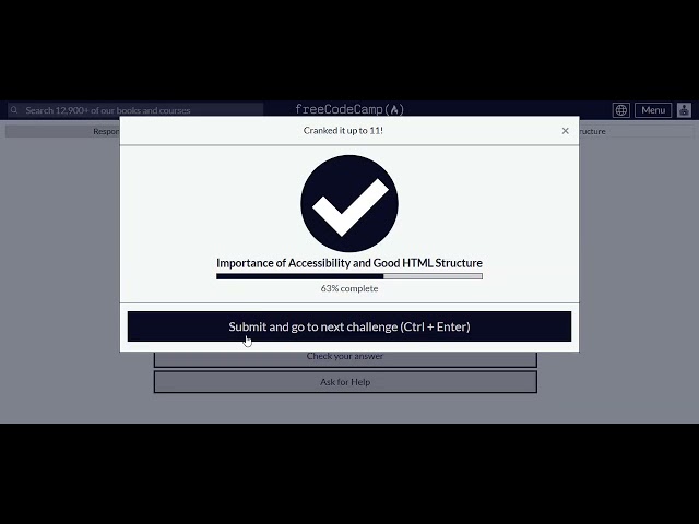 FreecodeCamp Learn Accessbility ep14