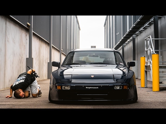 Mind-Blowing Porsche 944 Restomod: Air Lifted & Shaved Engine Bay