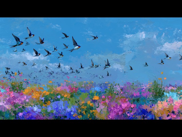Visual Poems | Claude Monet | Summertime Garden