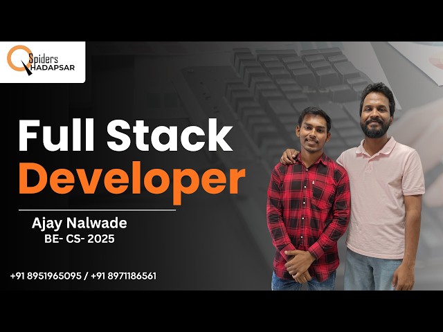 Another Placement Success Ajay Nalwade Selected as Full Stack Developer