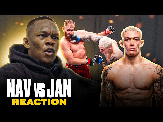 Nav Is HERE. 😤 | Israel Adesanya Reacts to Navajo Stirling KO at UFC Serbia