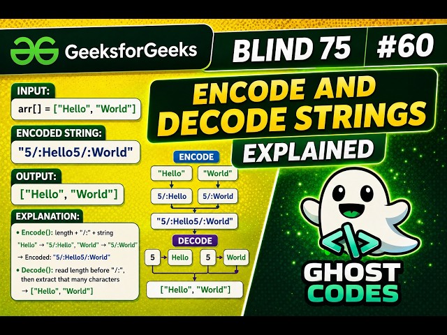 Encode & Decode Strings Explained in 5 Minutes | Blind 75 #60