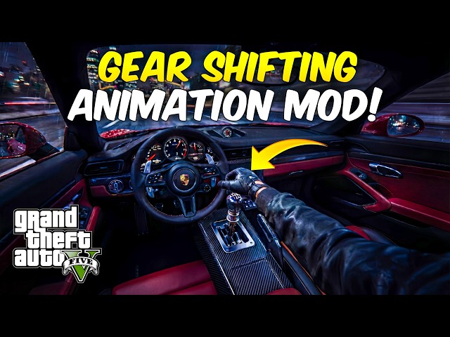 GTA 5 Realistic Gear Shifting Animation Mod | Installation Guide (2026) | GTA 5 Mods