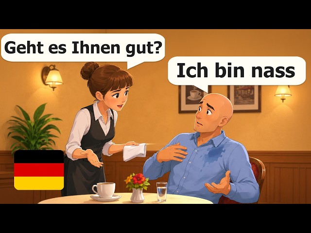 25 Minutes of Useful German Conversations (A1-A2) German Conversation Practice