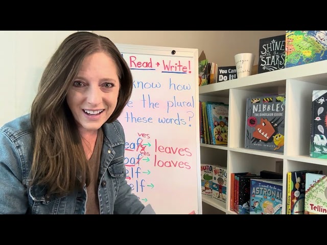 Help Your Kids Learn the Tricks to Spelling — Making f Ending Words Plural!