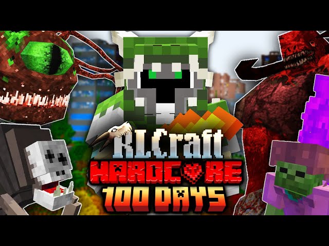I Survived 100 Days in HARDCORE RLCRAFT (2.9.3)