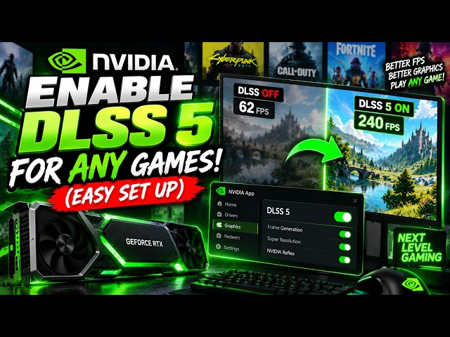 How to Enable DLSS 5 for ANY Game on NVIDIA GPUs! (EASY SETUP)