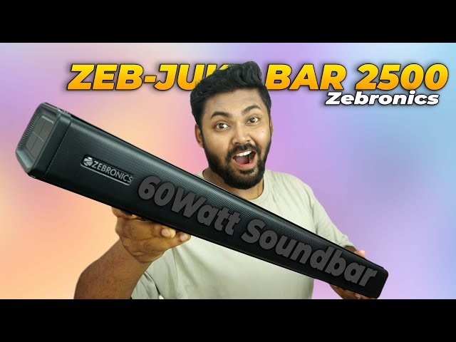 Zebronics ZEB JUKE BAR 2500 | 60Watt Soundbar