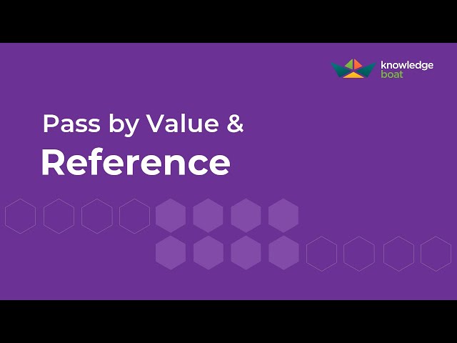 Pass by Value & Pass by Reference | ICSE Computer Applications Class 10 | Java & BlueJ