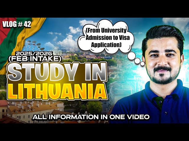 🎓Study in Lithuania 2025 🇱🇹 | Complete Guide 📄 Admission, Documents & TRP Process #studyineurope
